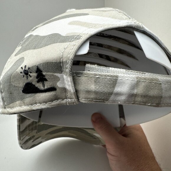 State Of Mine Camo Outdoorsy Baseball Cap Hat Adjustable Strap Adventure Hat G69 - Picture 3 of 5